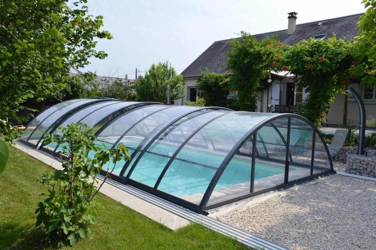 Au Coeur Du Bien Etre, Chambre D'Hotes Avec Piscine Chauffee Et Couverte, Spa, Sauna, Massages Monteaux Exteriér fotografie